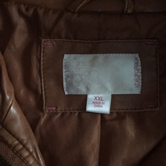 Faux Leather Moto Jacket - Picture 3 of 3